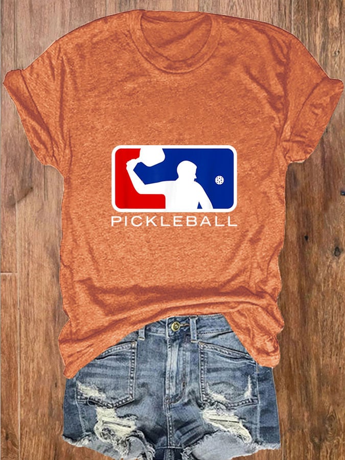 Women's Funny Pickleball Lover Printed T-Shirt