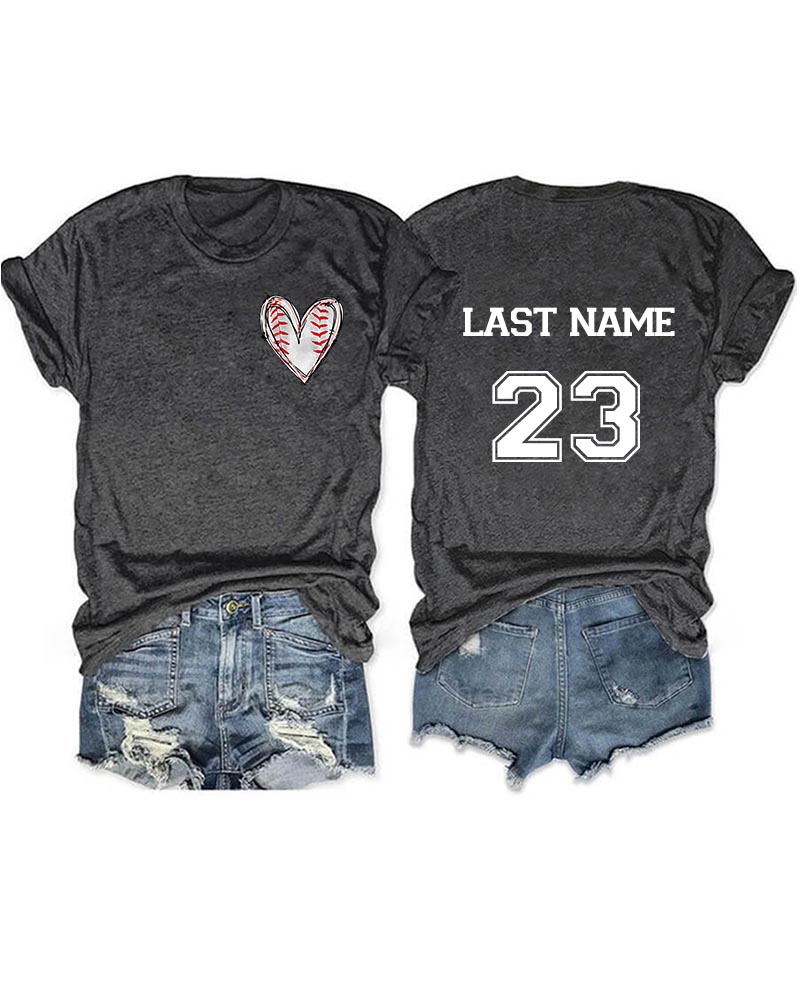 Personalized Baseball T-Shirt