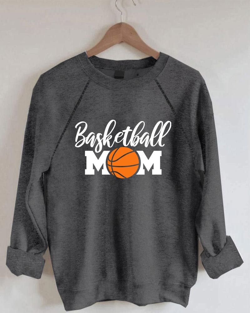 Basketball Mom Graphic Sweatshirt