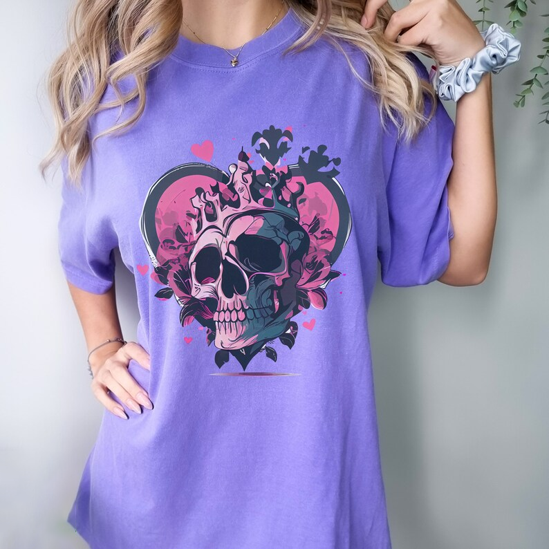 Floral Boho Sugar Skull T-Shirt