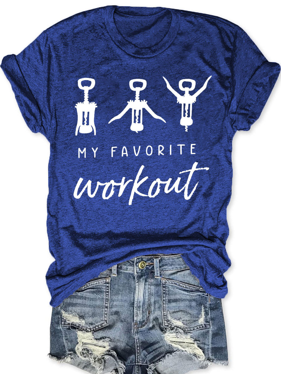Wine Workout T-shirt