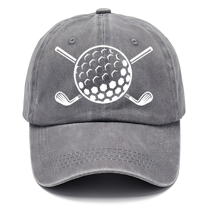 Golf Ball And Clubs Classic Cap