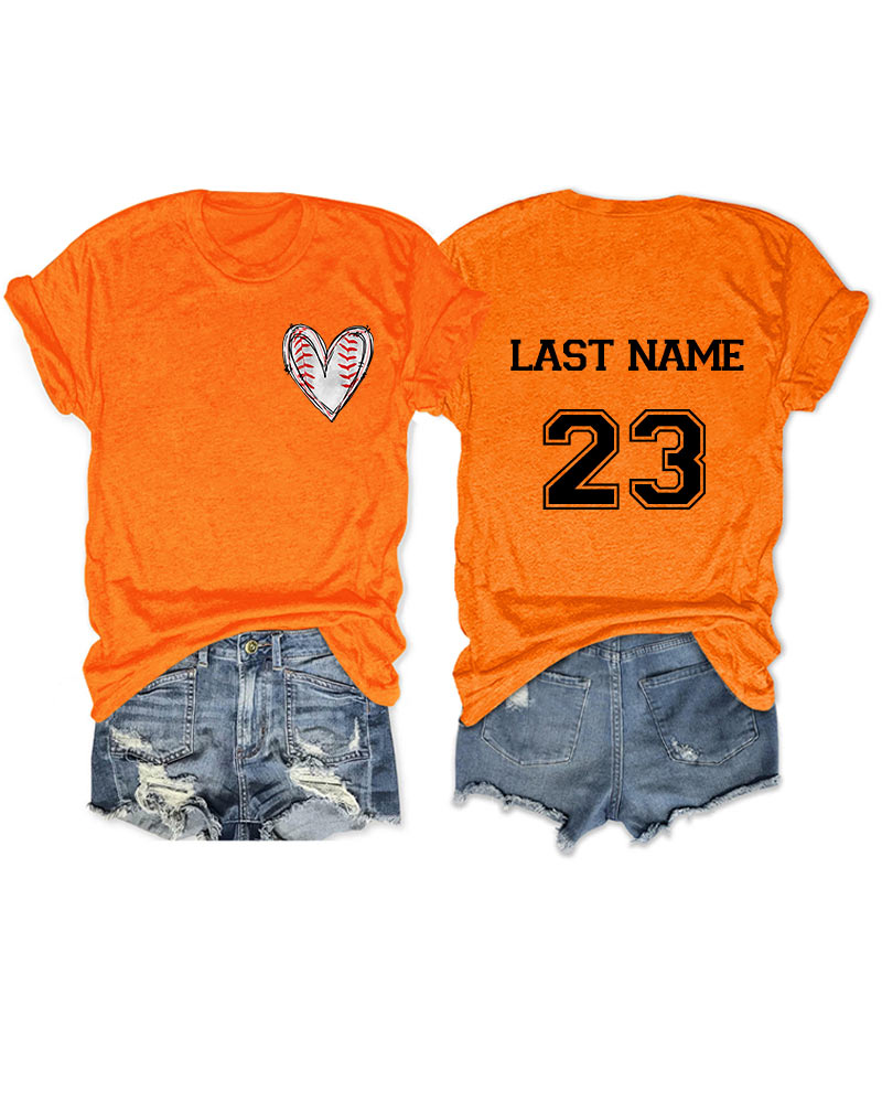 Personalized Baseball T-Shirt