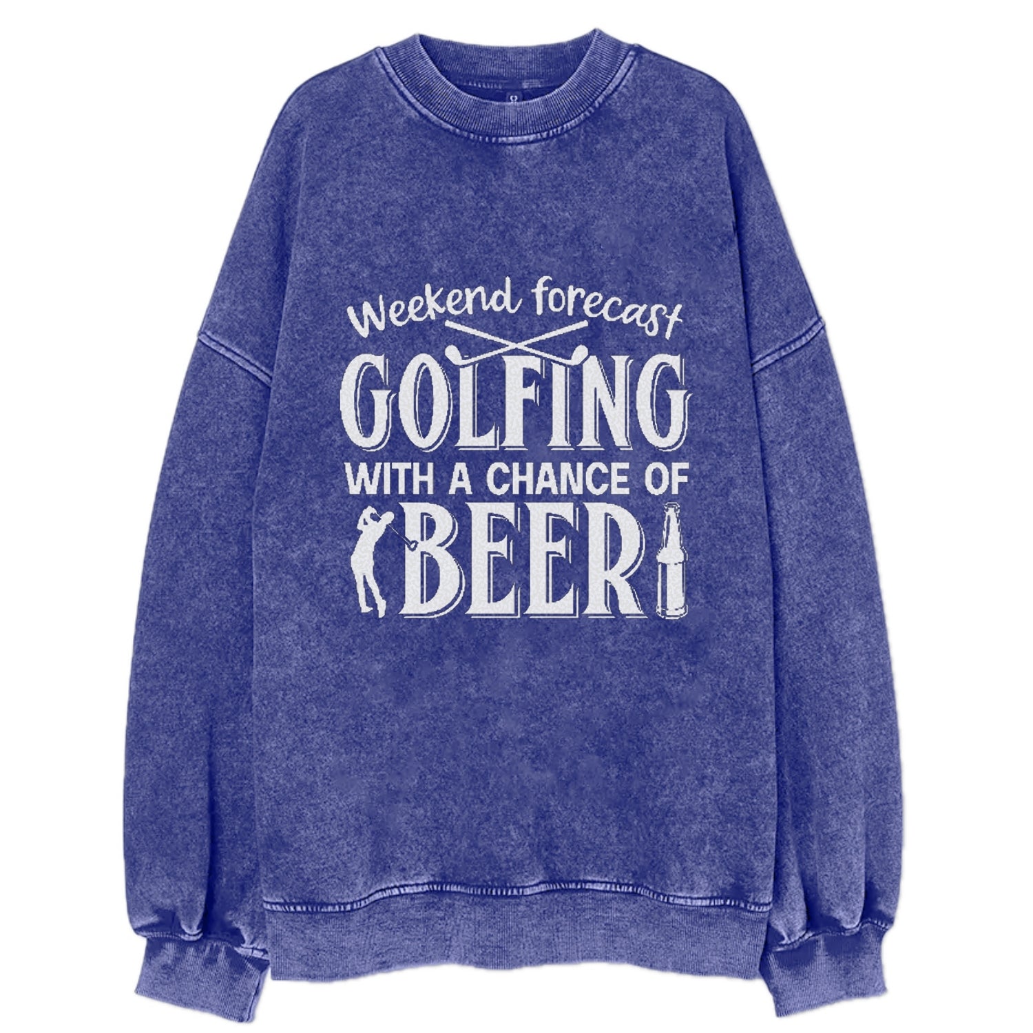 Weekend Forecast Golfing Vintage Sweatshirt