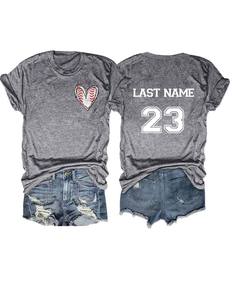 Personalized Baseball T-Shirt