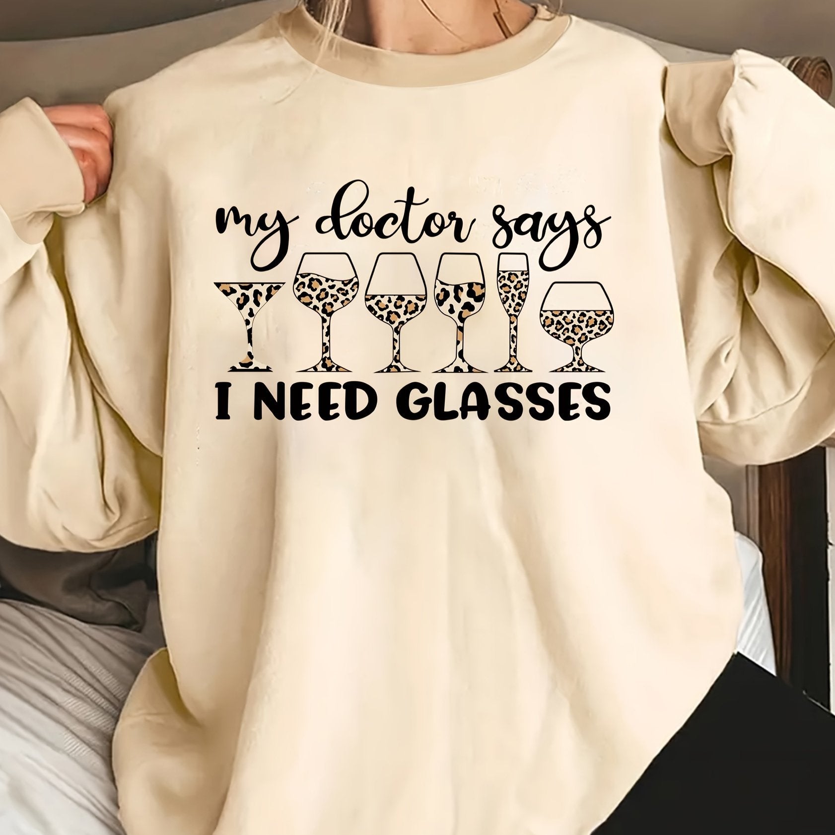Wine Glass Sweatshirt