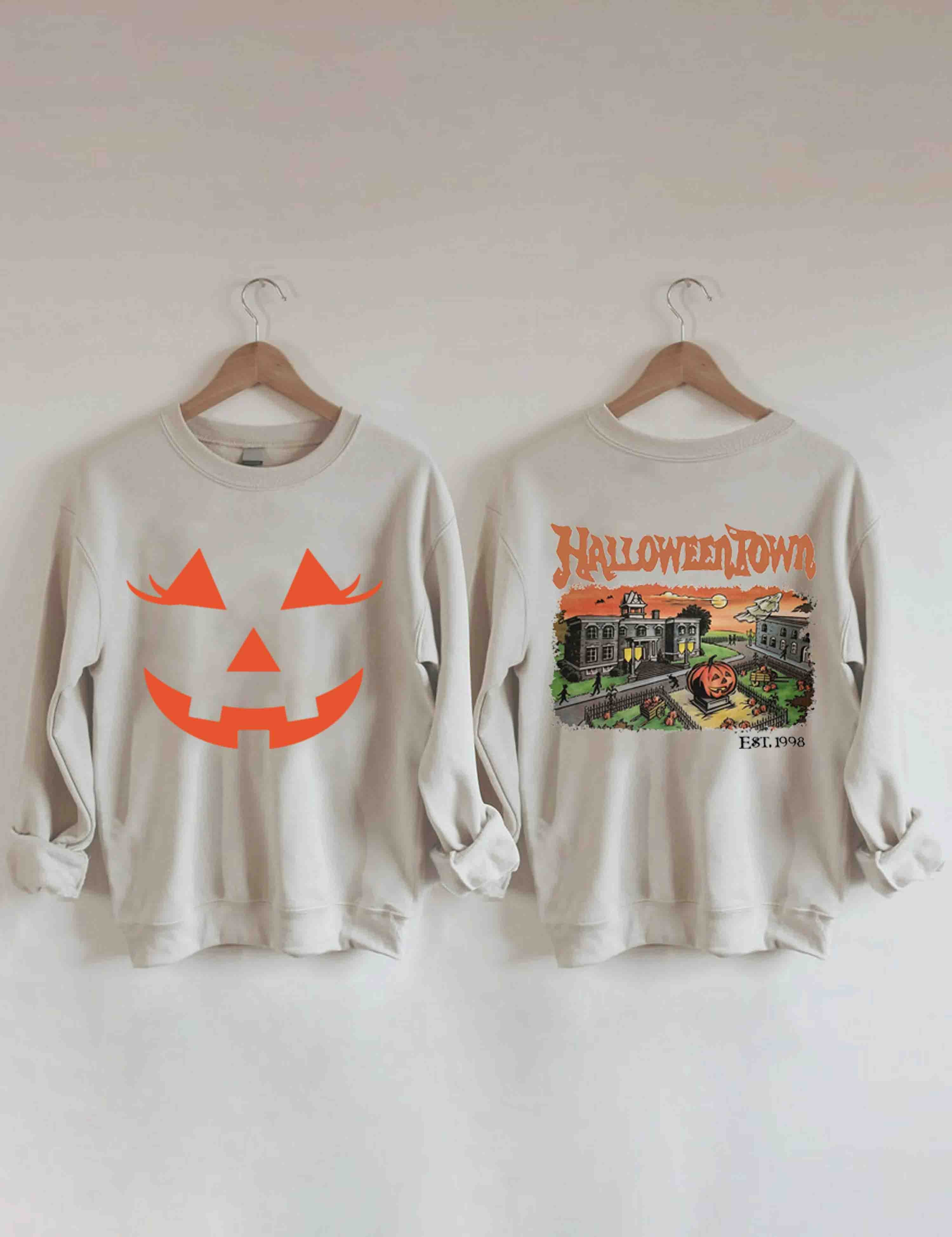 Smile Pumpkin Halloweentown Sweatshirt