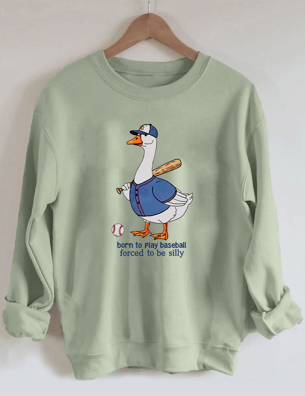 Silly Goose Baseball Sweatshirt