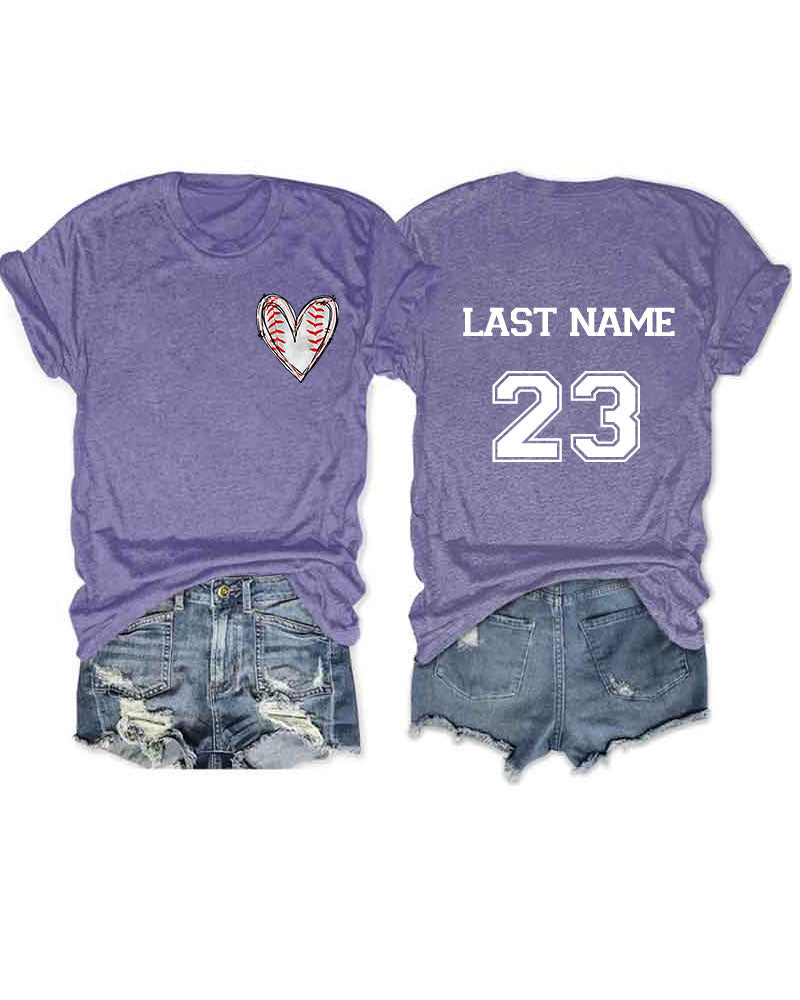 Personalized Baseball T-Shirt