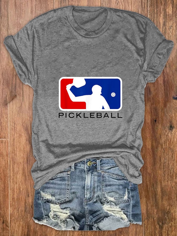 Women's Funny Pickleball Lover Printed T-Shirt