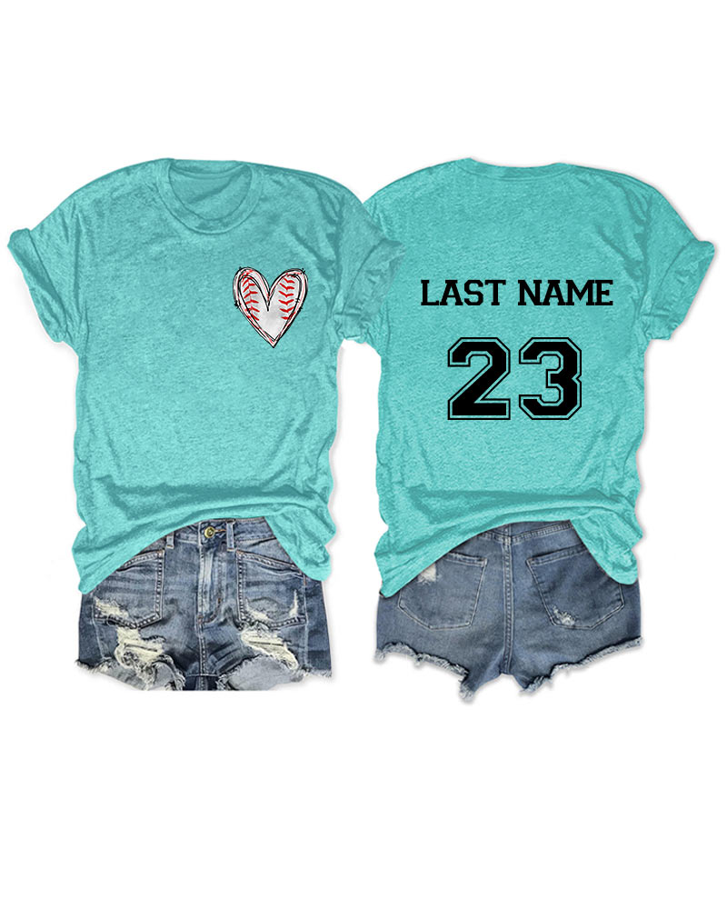 Personalized Baseball T-Shirt