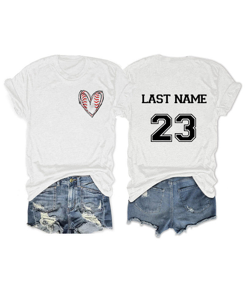 Personalized Baseball T-Shirt