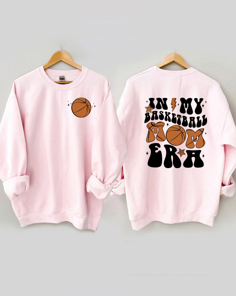 In My Basketball Mom Era Crewneck Sweatshirt