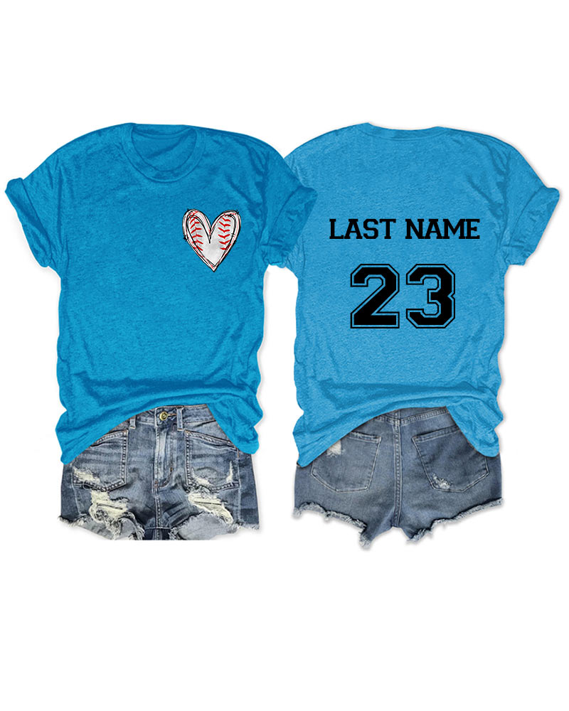 Personalized Baseball T-Shirt