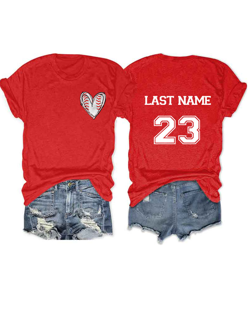 Personalized Baseball T-Shirt