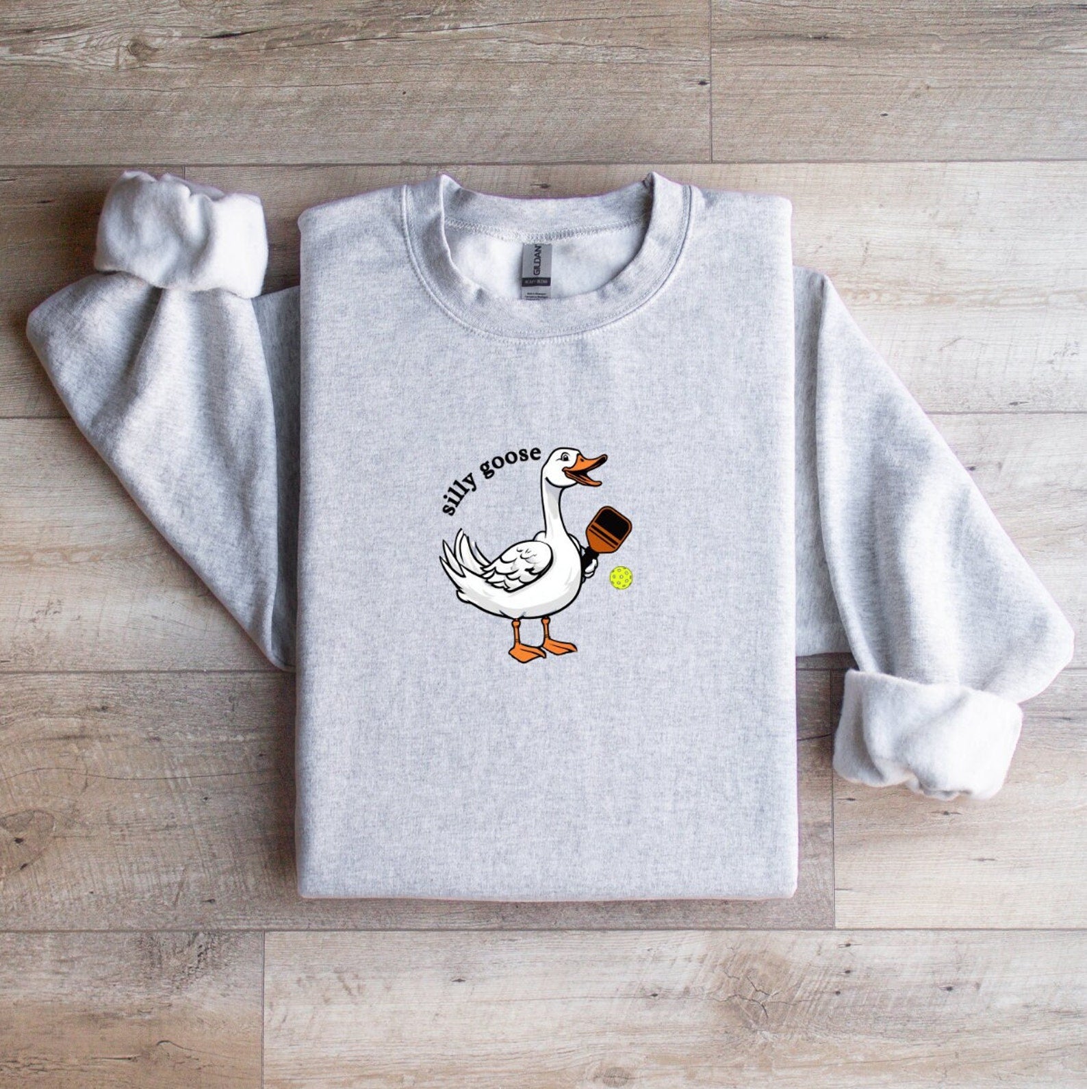 Silly Goose Graphic Pickleballer Sweatshirt