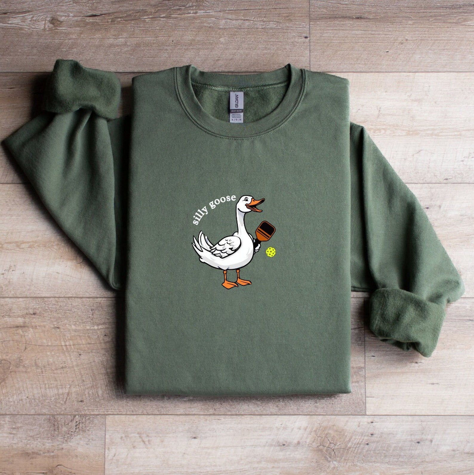 Silly Goose Graphic Pickleballer Sweatshirt