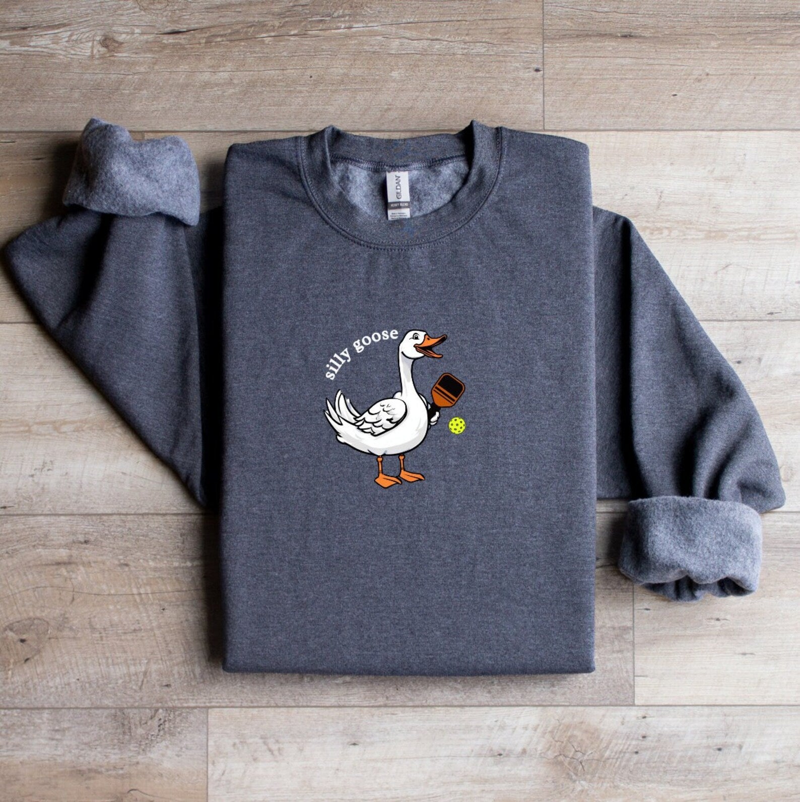 Silly Goose Graphic Pickleballer Sweatshirt