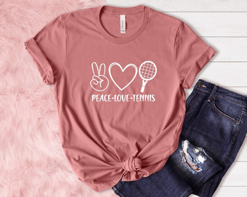 Peace Love Tennis T-shirt