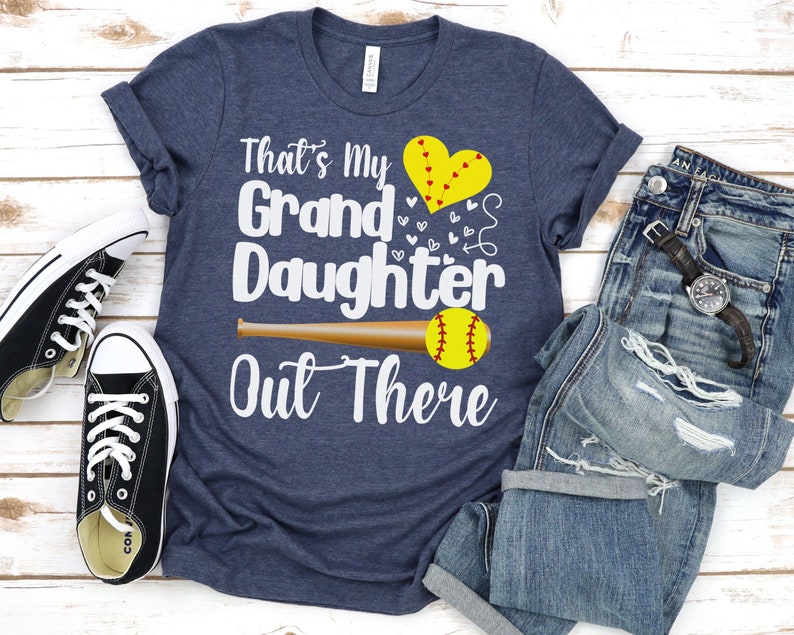 That's My Grand Daughter Softball T-shirt