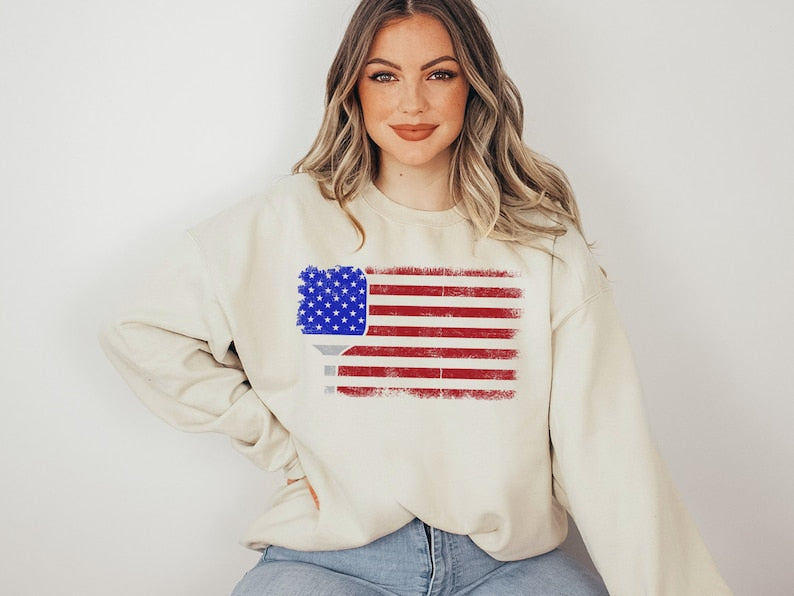 American Flag Pickleball Sweatshirt