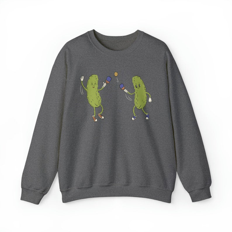 Pickle Playing Pickleball Player Sweatshirt