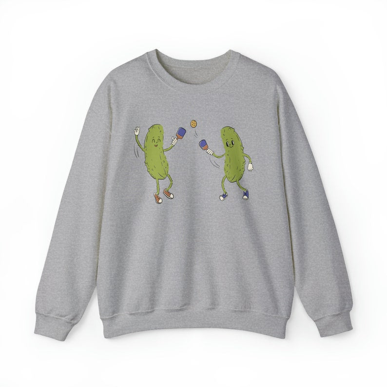 Pickle Playing Pickleball Player Sweatshirt