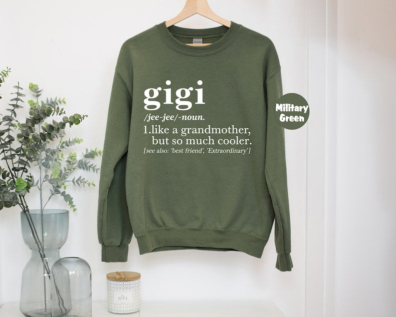 Gigi Grandmother Sweatshirt