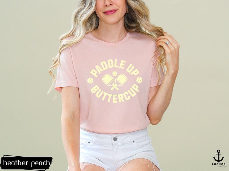 Paddle Up Buttercup Pickleball T-Shirt