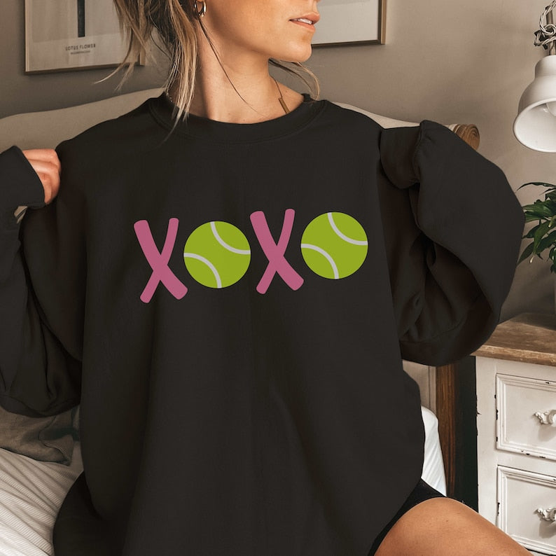 XOXO Tennis Sweatshirt