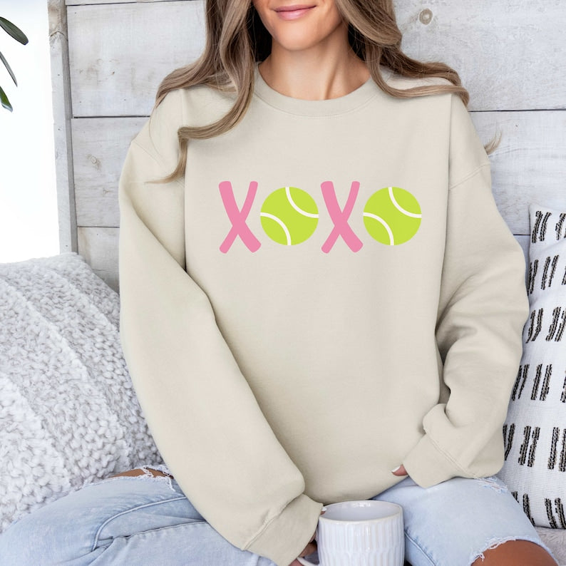 XOXO Tennis Sweatshirt