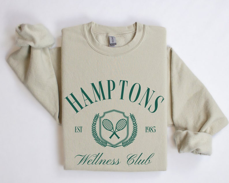 Hamptons Wellness Club Tennis  Sweatshirt