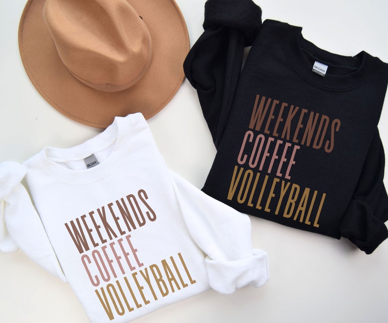 Weekend Coffee Volleyball Sweatshirt