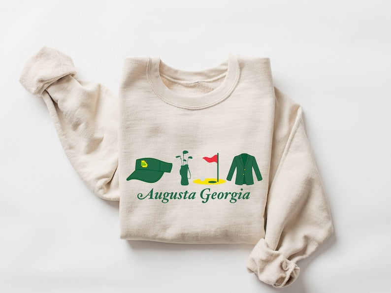 Augusta National Masters Golf Club Inspired Queen Sweatshirt