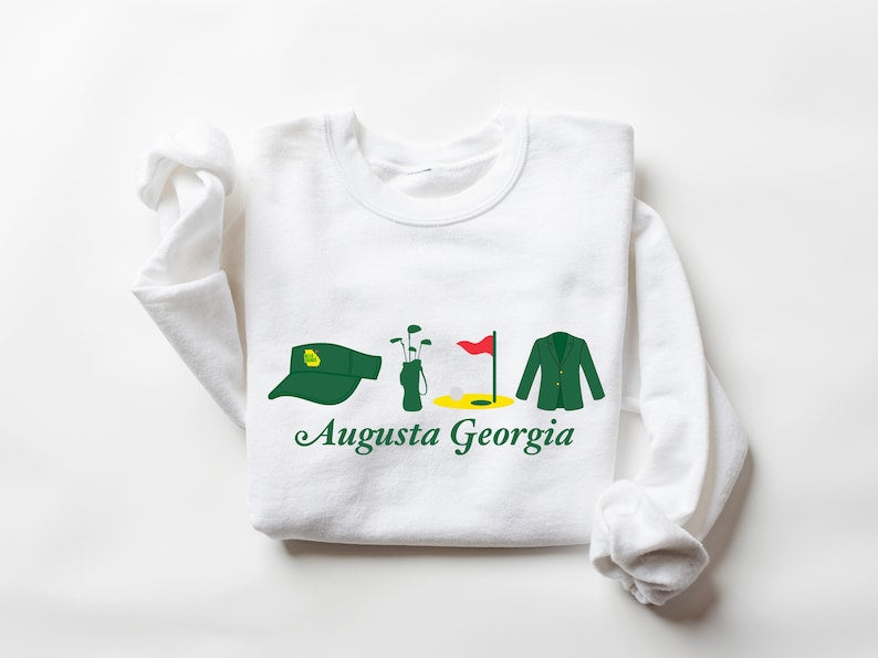 Augusta National Masters Golf Club Inspired Queen Sweatshirt