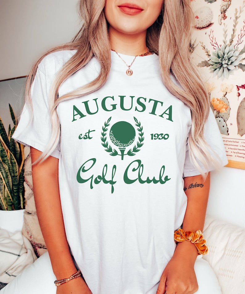 Augusta Vintage Style Golf Golfer T-Shirt