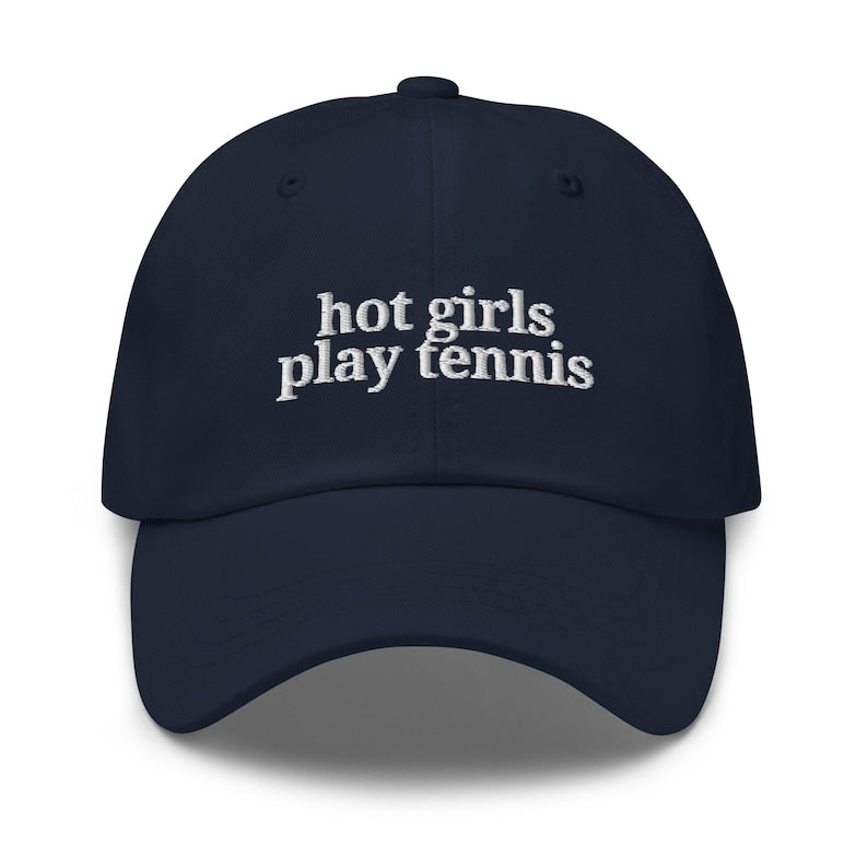 Printed Hot Girls Play Tennis Hat