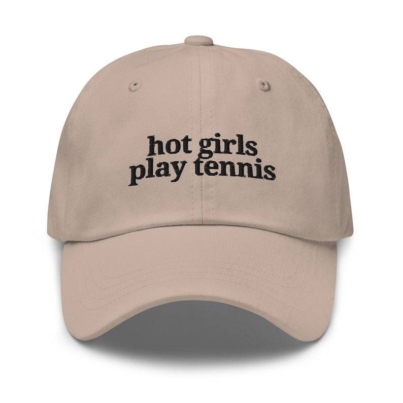 Printed Hot Girls Play Tennis Hat