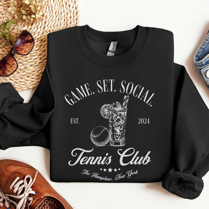GAME. SET. SOCIAL. Tennis Club Sweatshirt
