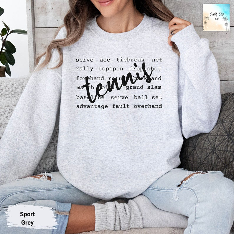 Cute Tennis Sweatshirt