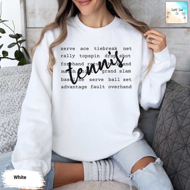 Cute Tennis Sweatshirt