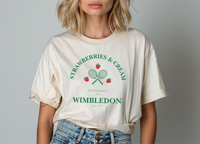 WIMBLEDON Strawberries & Cream T-shirt