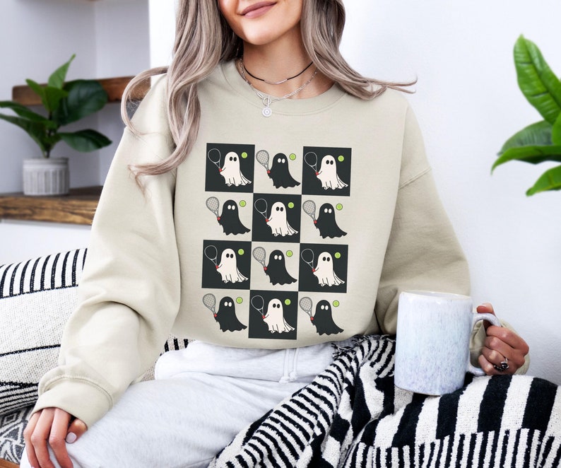 Spooky Tennis Lover Tennis Sweatshirts