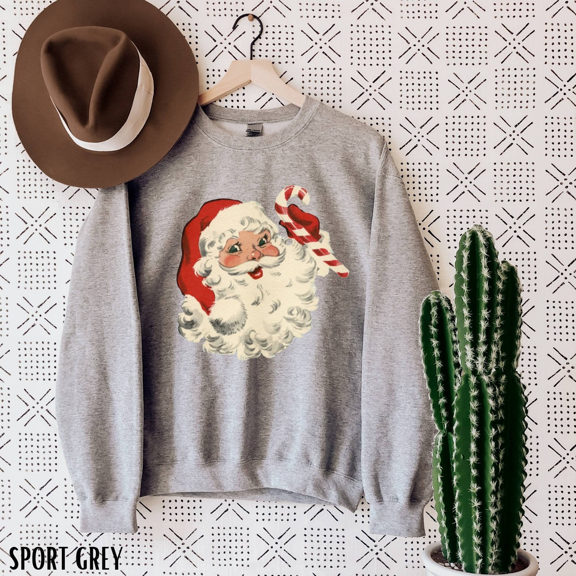 Christmas Crewneck Vintage Santa Sweatshirt