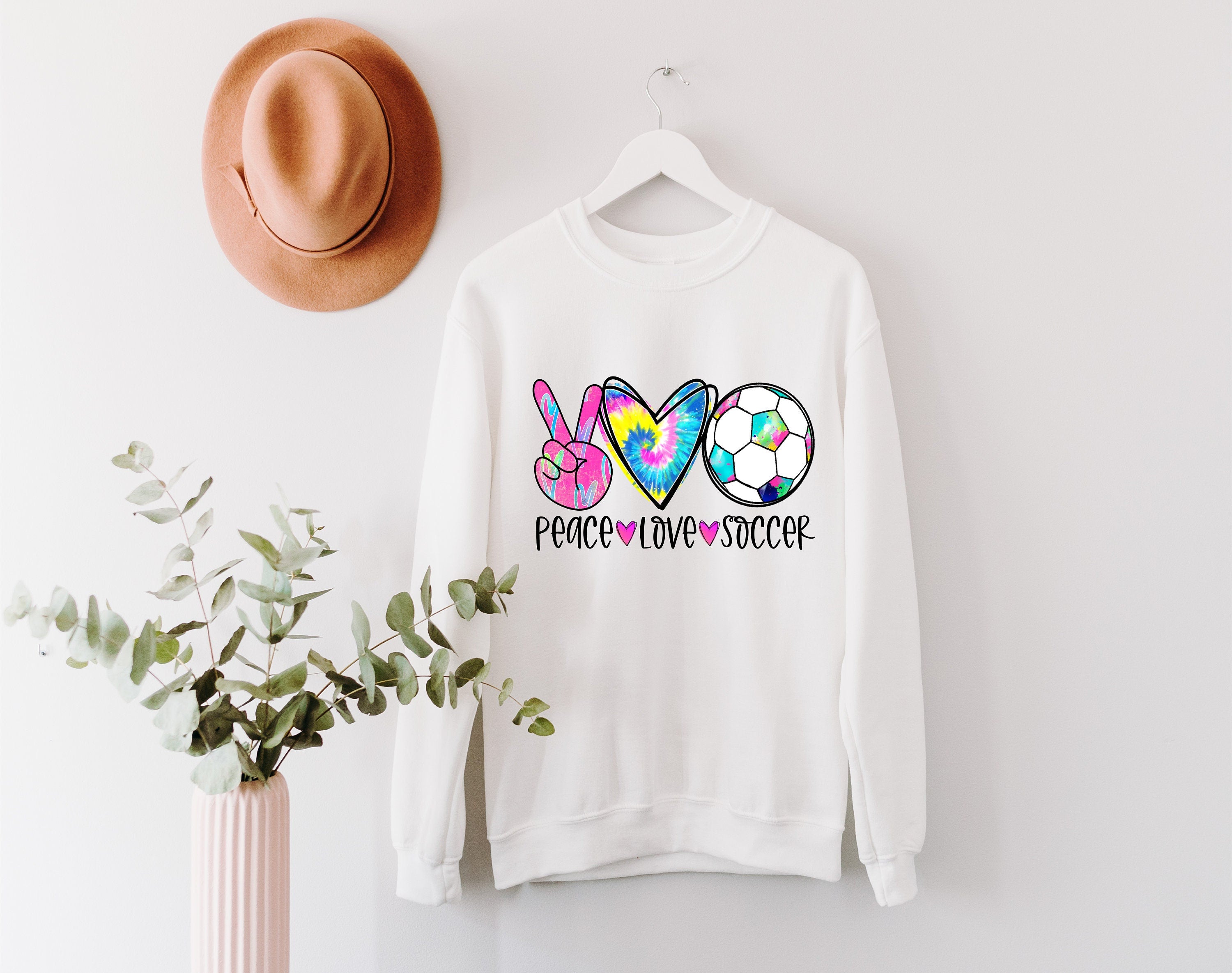 Peace Love Soccer Sweatshirt