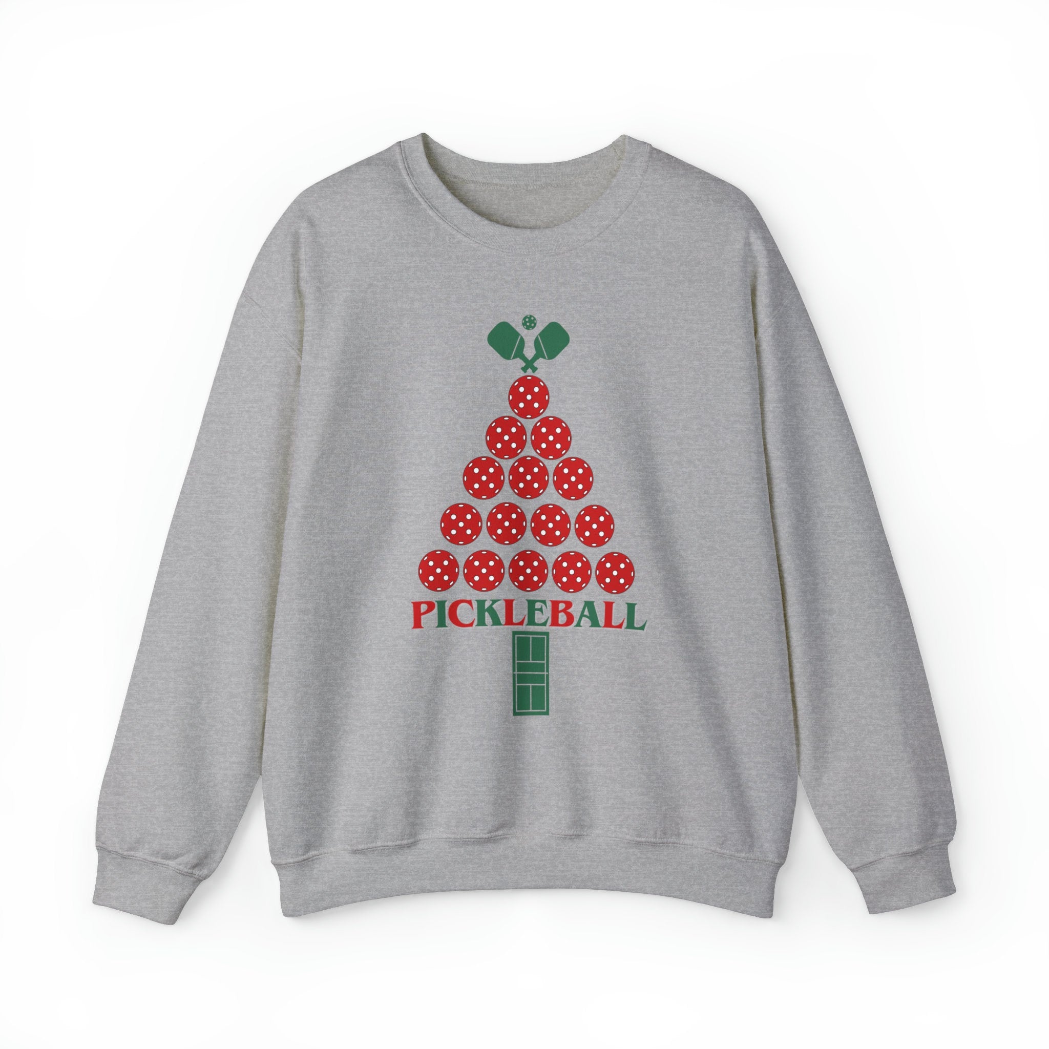 Pickleball Christmas Tree Sweatshirt