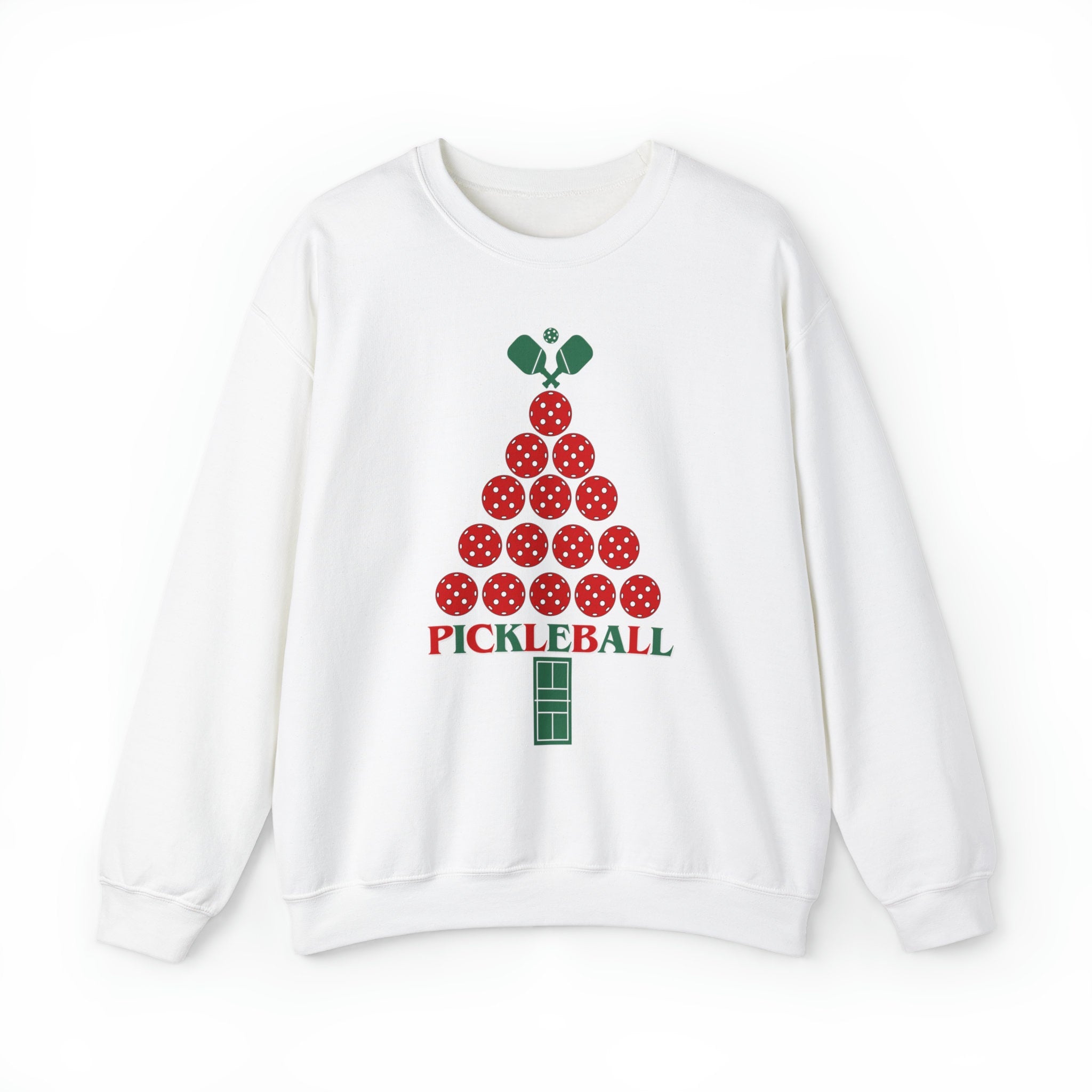 Pickleball Christmas Tree Sweatshirt