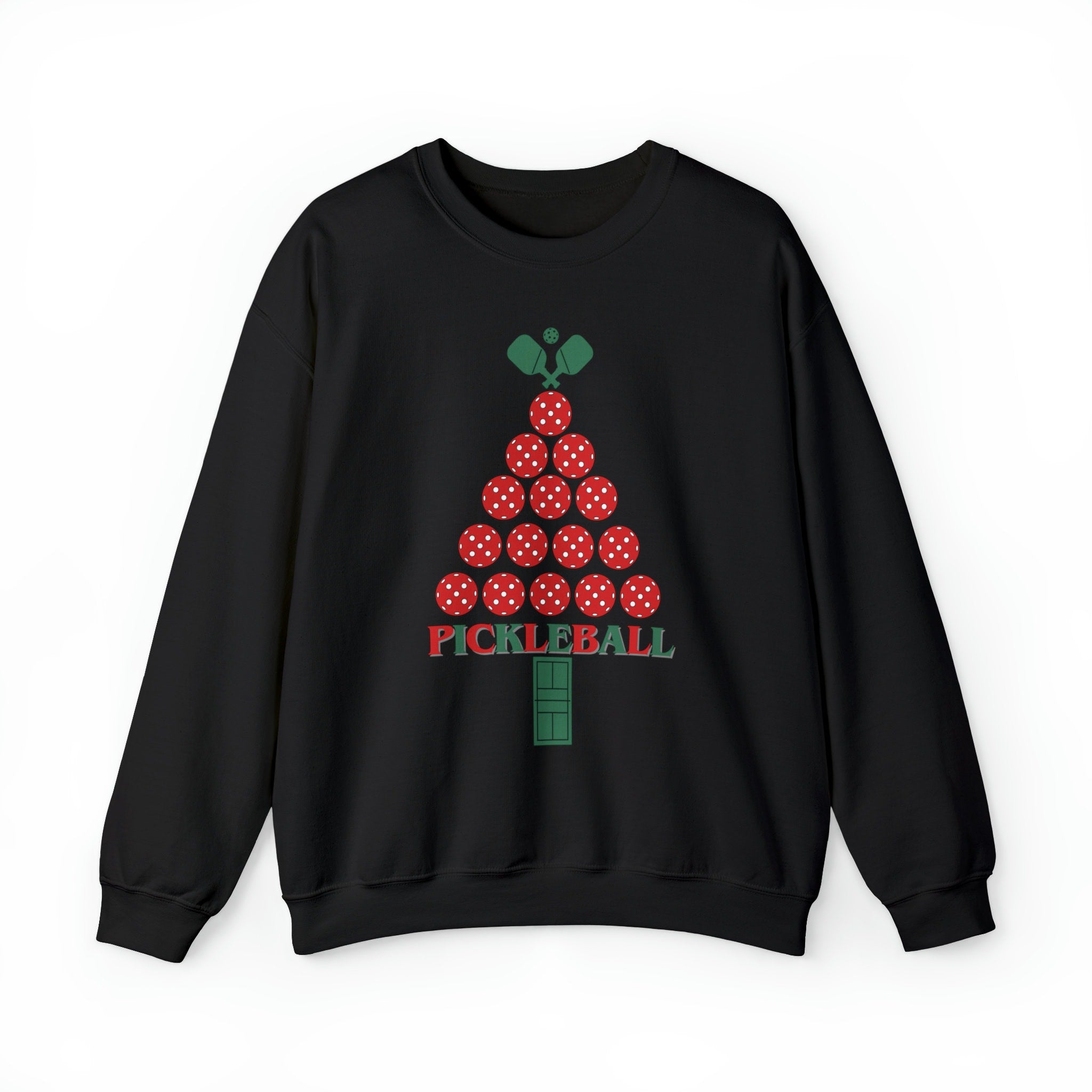 Pickleball Christmas Tree Sweatshirt