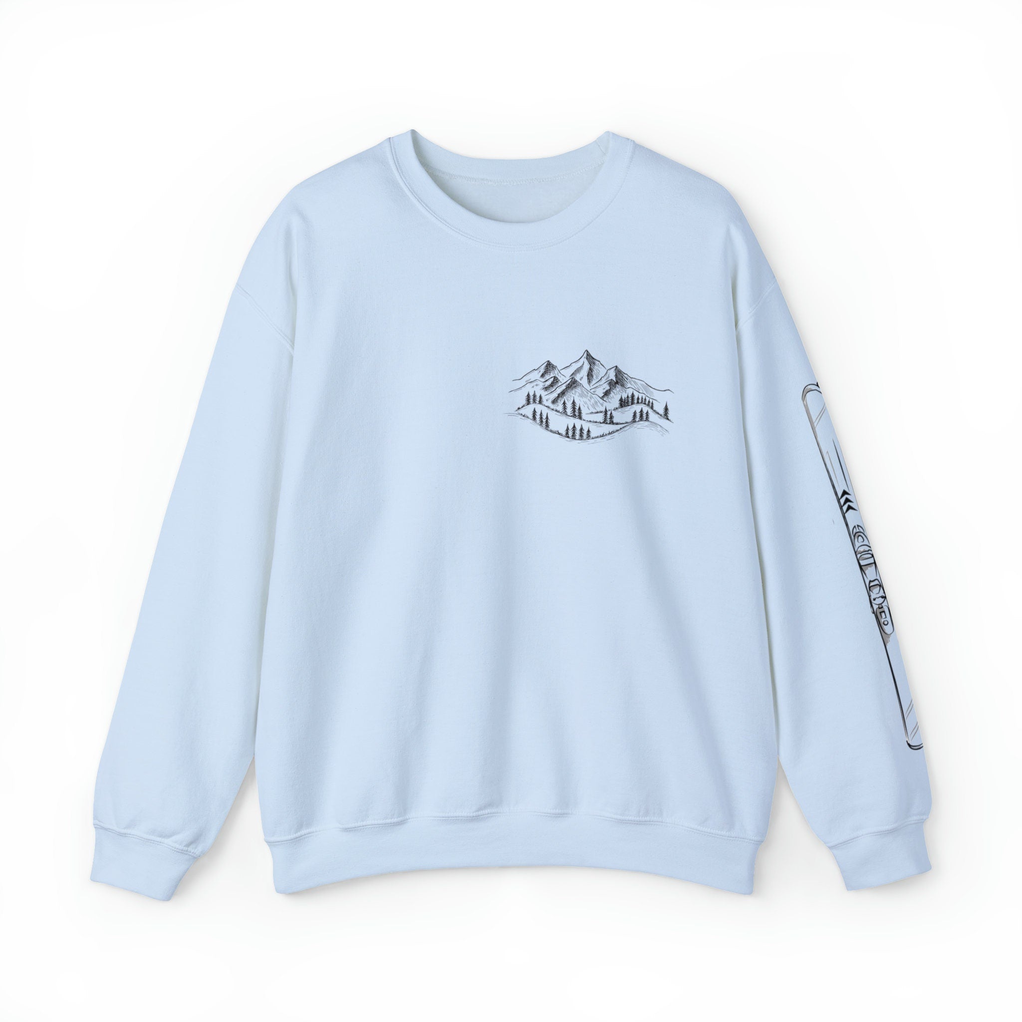 Outdoorsy Lover Prays for Snow,Skiing Sweatshirt