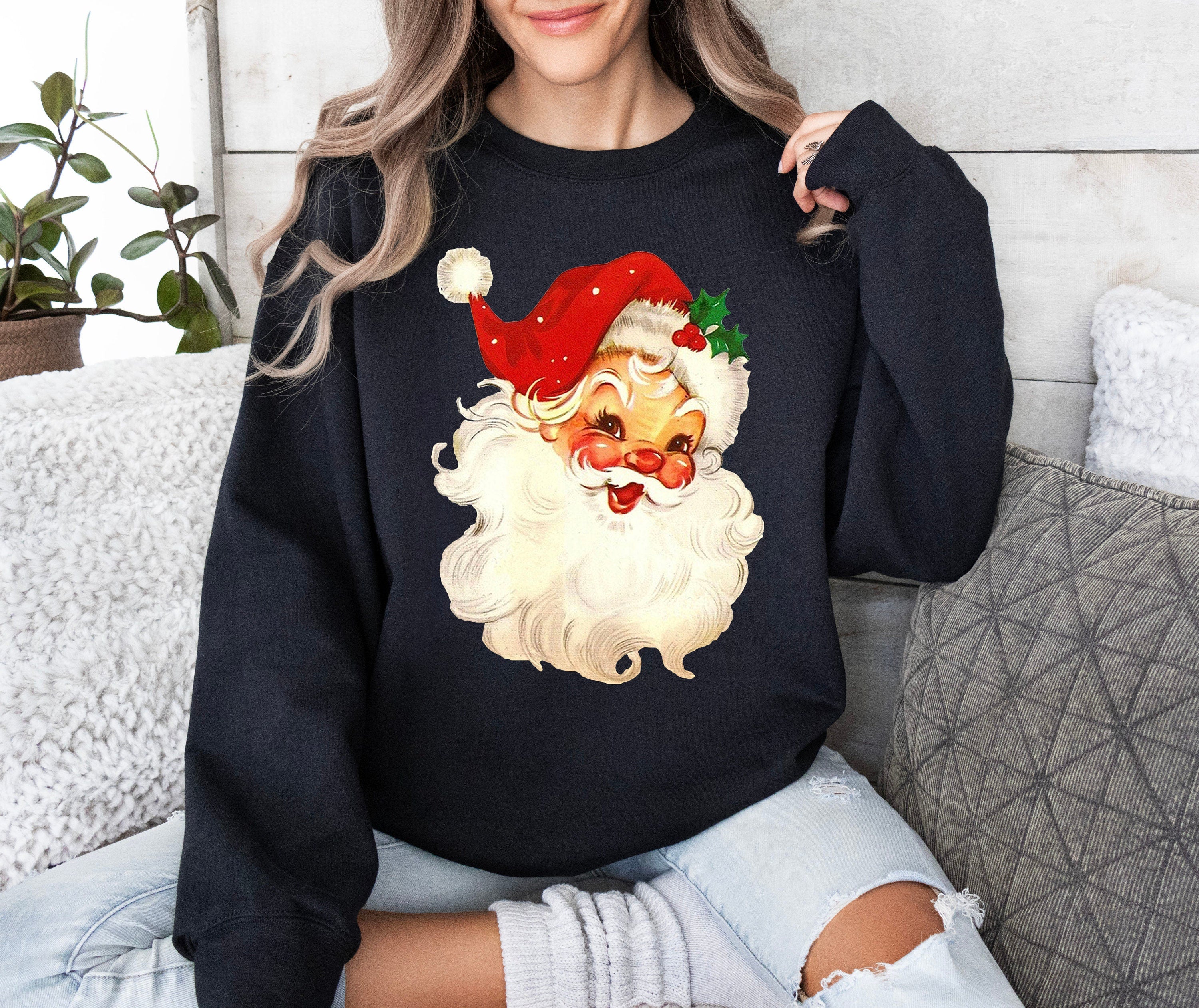 Vintage Santa Christmas Sweatshirt